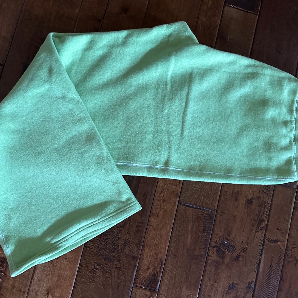 Fieldgear Lime Green Sweatpants.  Draw string waist.  Size XL.